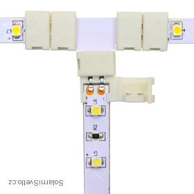 Spojka LED pásku T - 8 mm