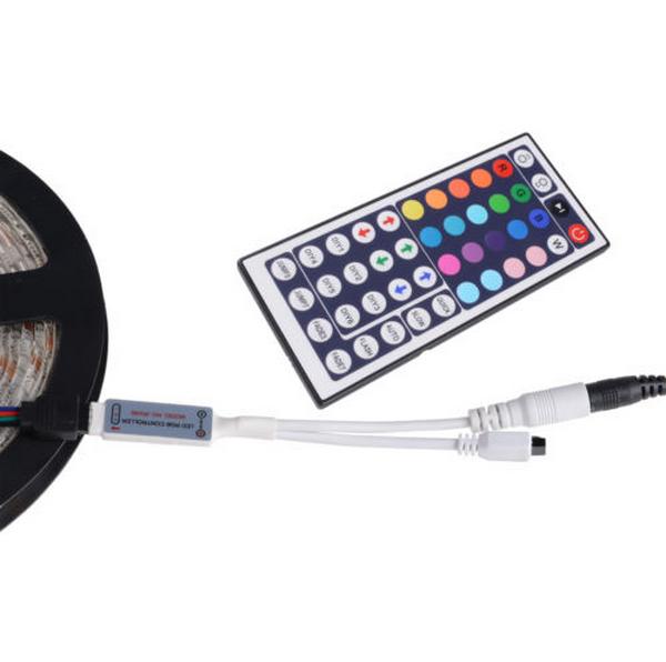 IR ovladač a přijímač k RGB LED pásku - 44 tlačítek mini