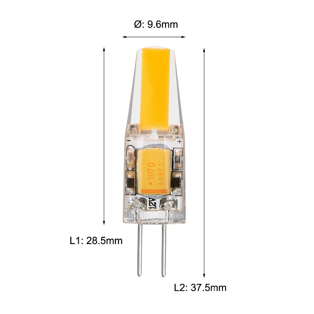 SMD Lighting LED žárovka G4 12V COB 2,5W čistá bílá