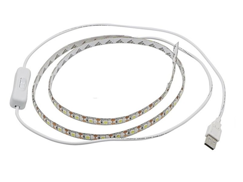 Lighting LED pásek USB 1 metr IP65 teplá bílá