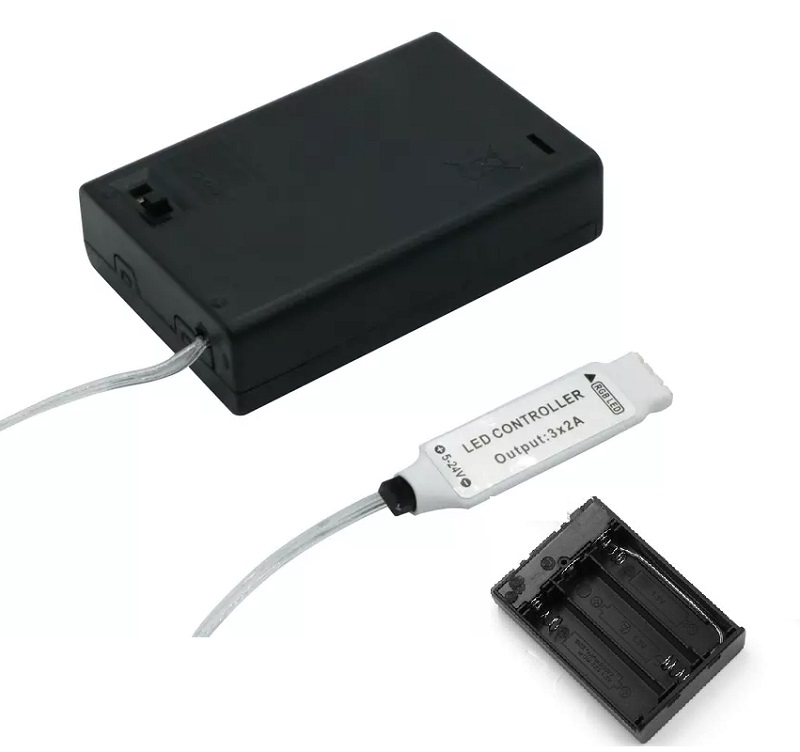 Lighting B3514 LED pásek IP65 RGB baterie 1 metr