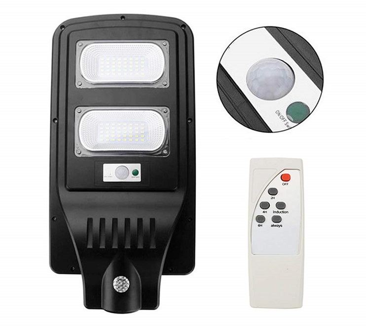 SL-60W Solární pouliční lampa PIR čidlo 60W