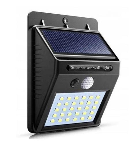 Solar SN30 Solární světlo s PIR čidlem pohybu 30x LED