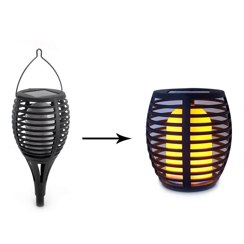 SOLAR S12/2 Solární lampa imitace ohně set 2 kusů