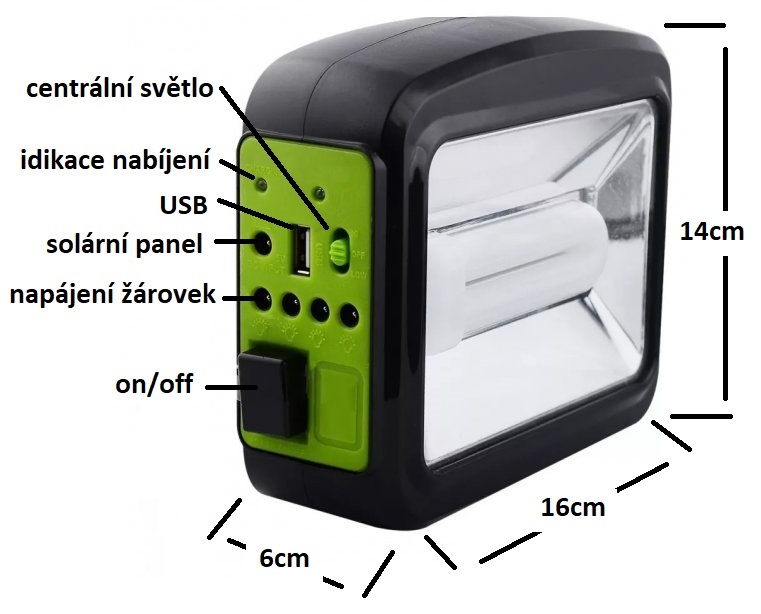 Solar 4W/15 Solární světelný systém