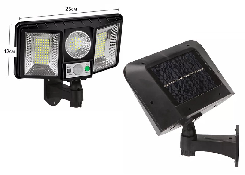 Solar 1137 Solární světlo s PIR čidlem pohybu 137 LED diod