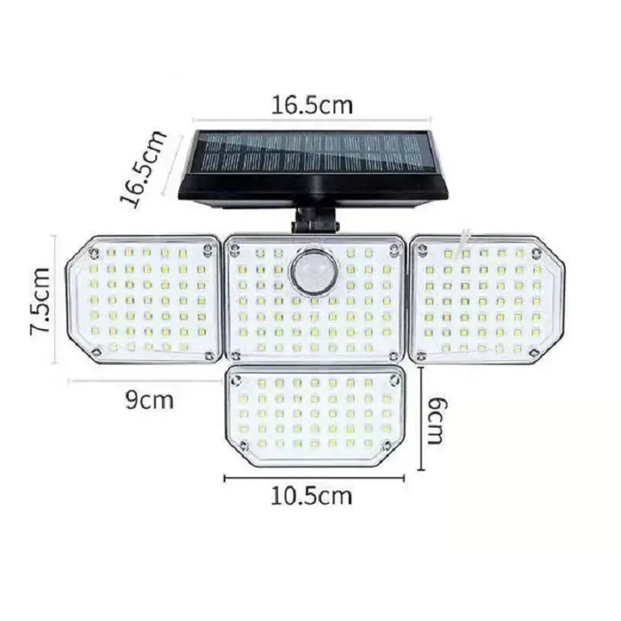 SOLAR S181 Solární nástěnné světlo s PIR čidlem