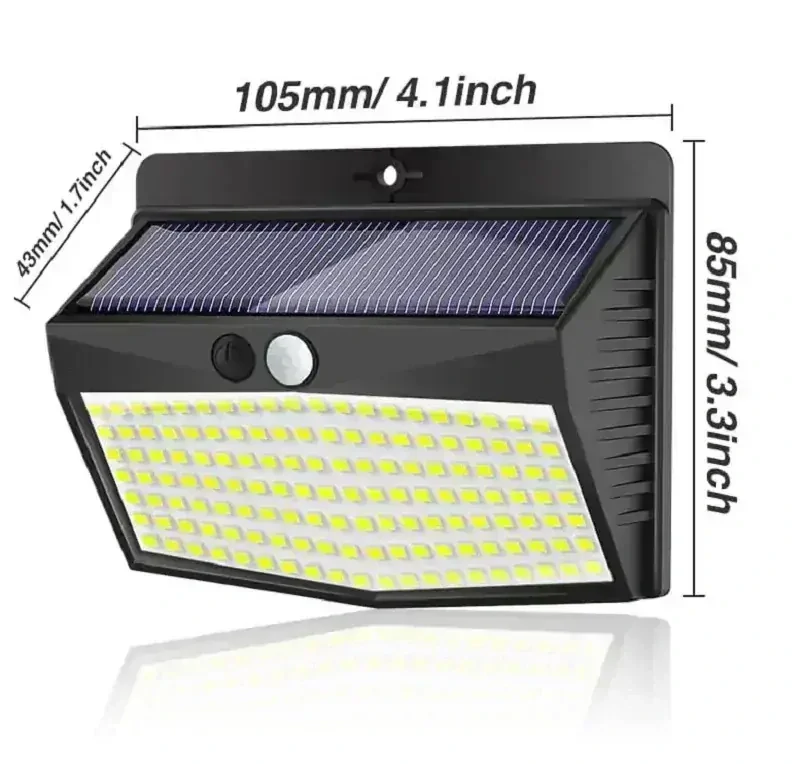 SOLAR SS230 Solární nástěnné světlo s PIR čidlem set 6 kusů