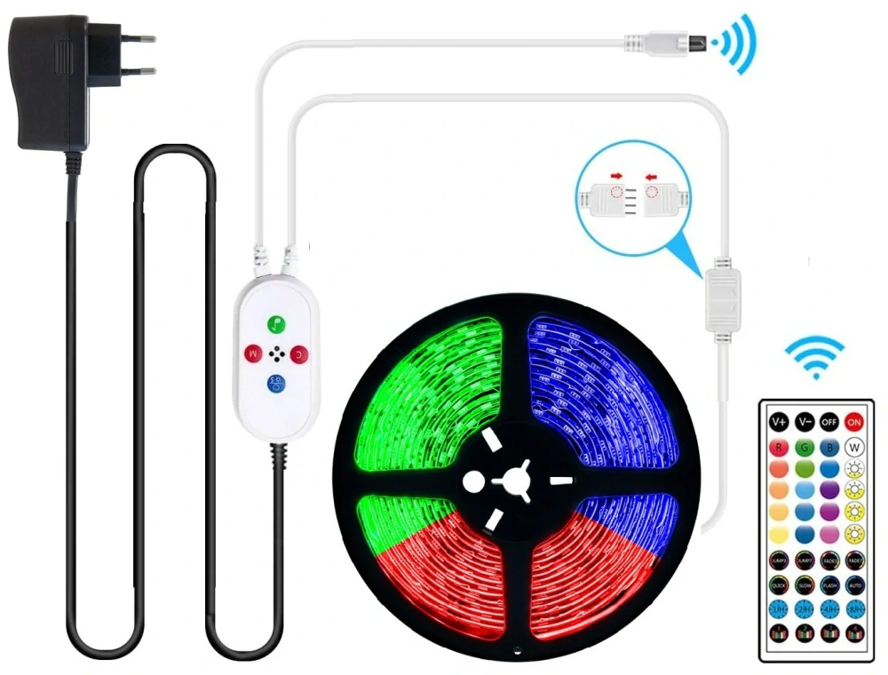 Lighting 6505/B LED pásek 5050 RGB 5 metrů Bluetooth