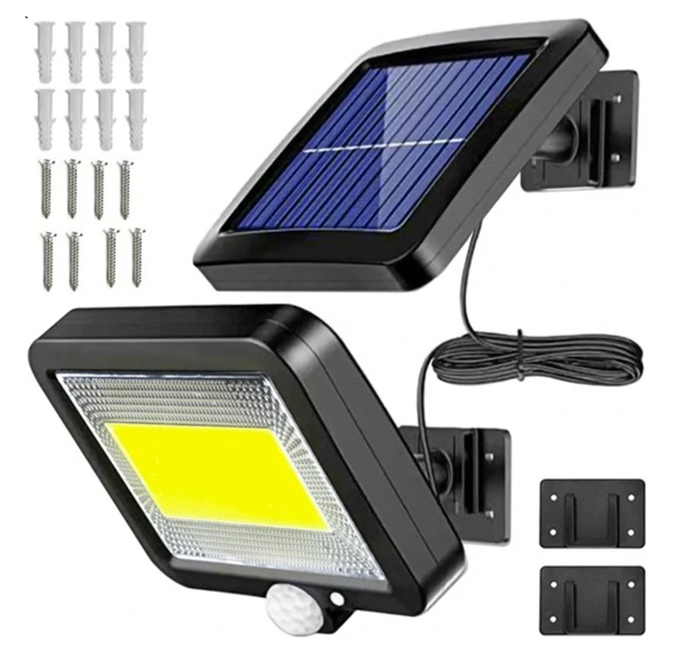 Solar S120COB Solární LED světlo s PIR čidlem 100x LED COB