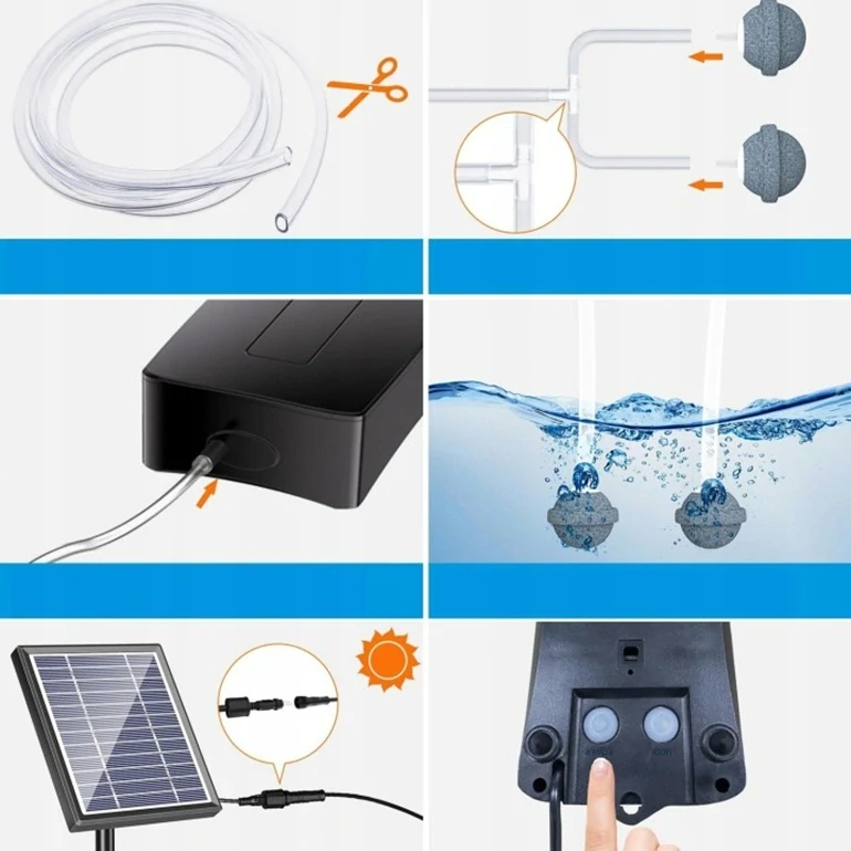 SOLAR 4866 Solární provzdušňovač pro jezírka