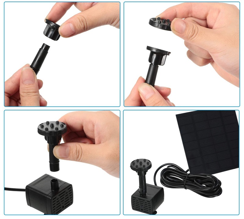 Solární fontána k zahradnímu jezírku Solar 11/11