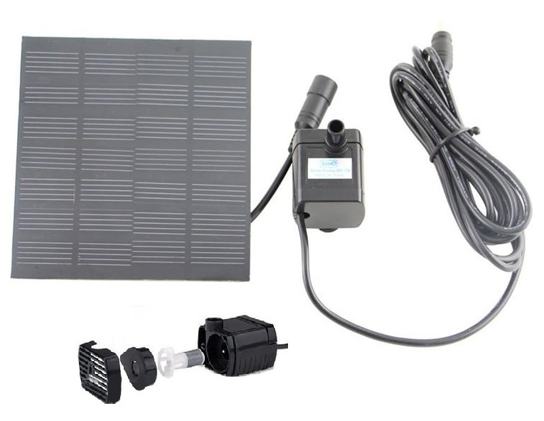 Solární čerpací systém, fontána