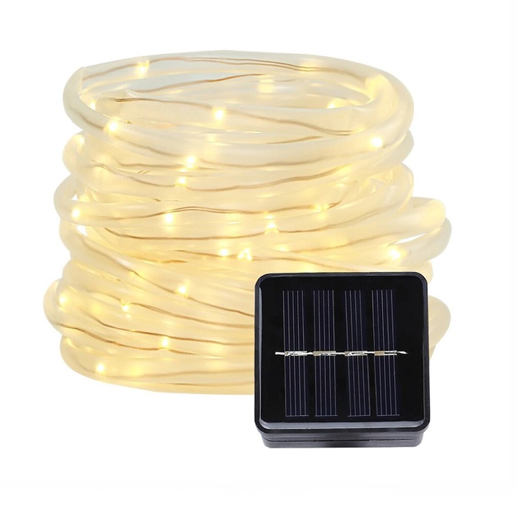 Solar SS12/T Solární světelný had teplá bílá, 100LED/12M