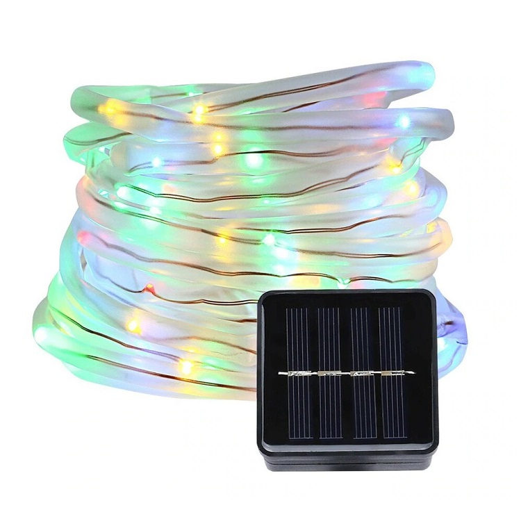 Solar SS12/R Solární světelný had RGB, 100LED/12M