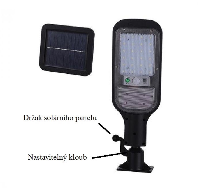 Solar PIR24 Solární světlo s PIR čidlem