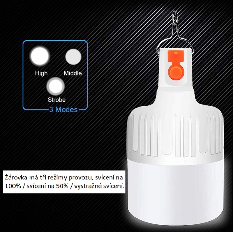 Lighting U18/9 Svítilna USB 9W 18x LED dioda
