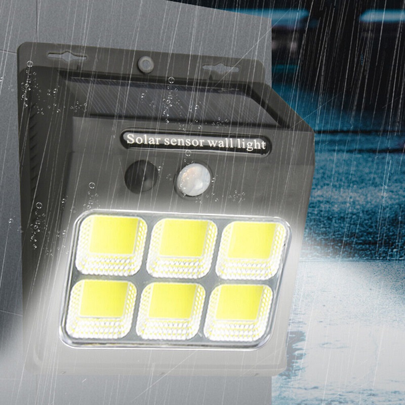 SOLAR SS6 Solární nástěnné světlo s PIR čidlem
