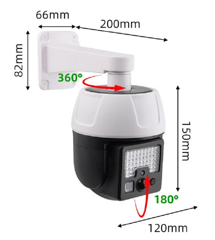 Solar 44AM IP kamera Venkovní, „atrapa“