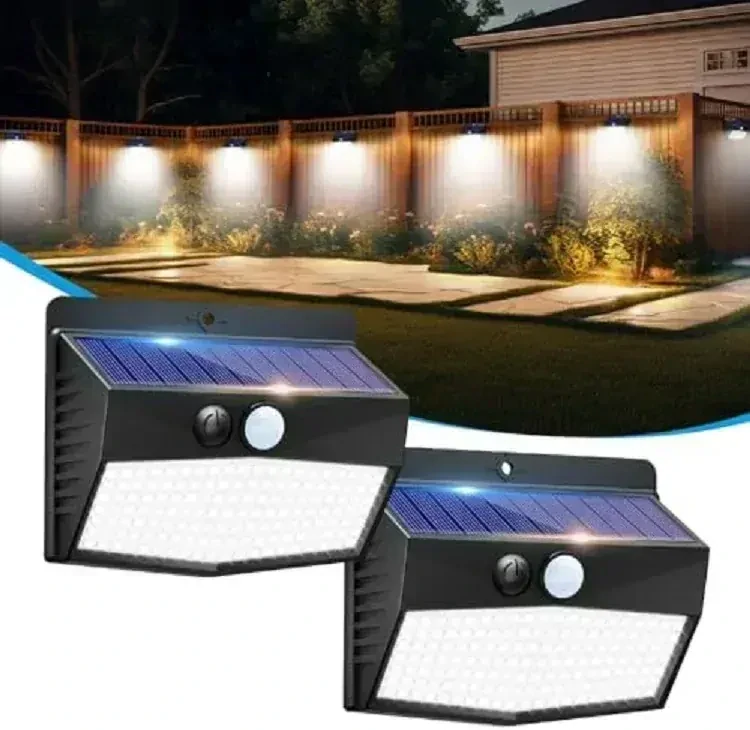 SOLAR SS230 Solární nástěnné světlo s PIR čidlem set 6 kusů