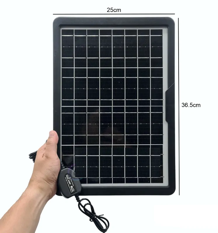 Solar-15W/12V Fotovoltaický solární panel USB
