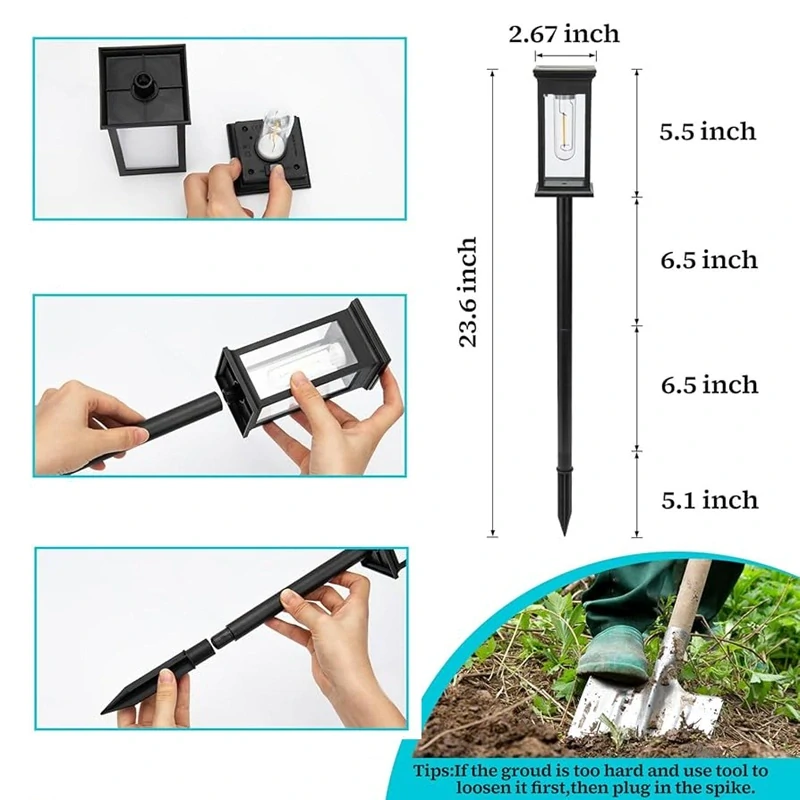 Solar S/2901 Solární zahradní lampa COB LED