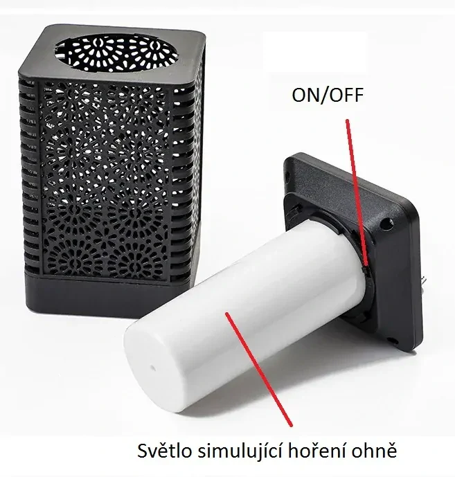 Solar SS12K Solární zahradní světlo imitace ohně 12x LED