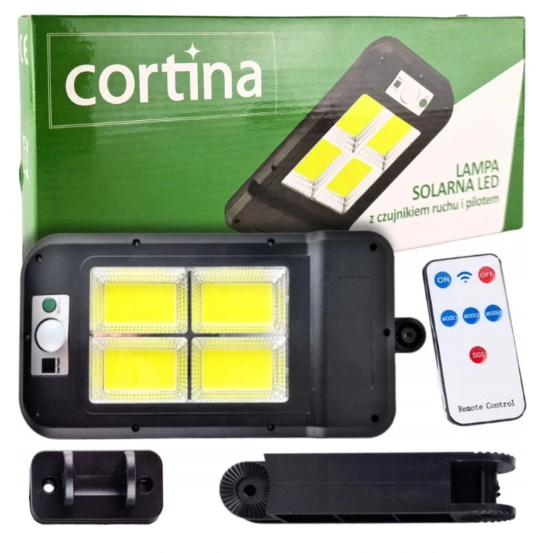 Solar COB-160/4 Solární LED lampa 