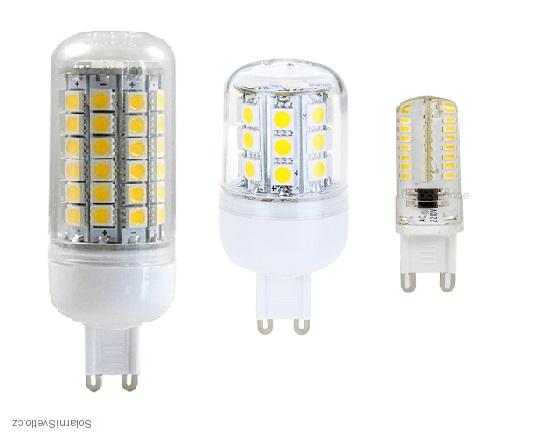 SMD Lighting LED žárovka G9 3,5W 64x SMD teplá bílá