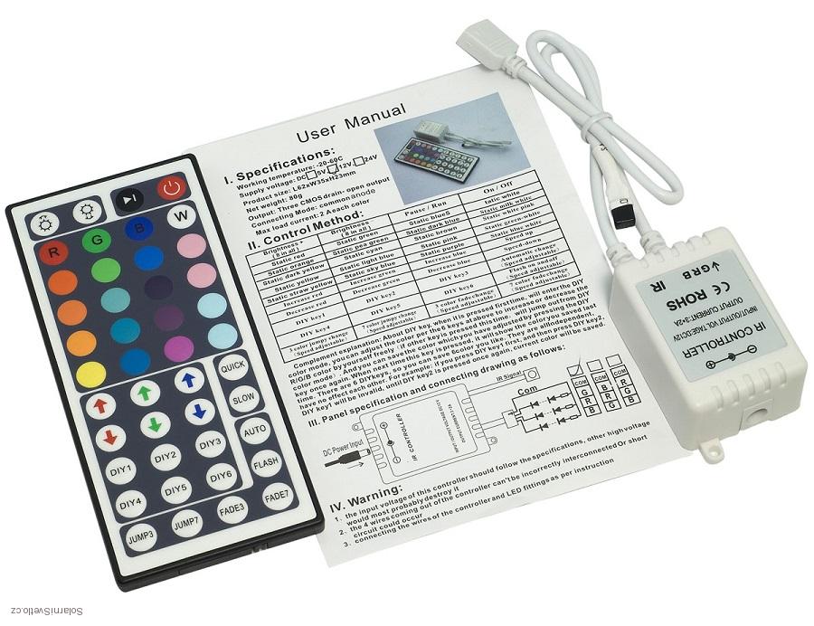 Lighting 5003, LED pásek RGB 5050 3 metry voděodolný