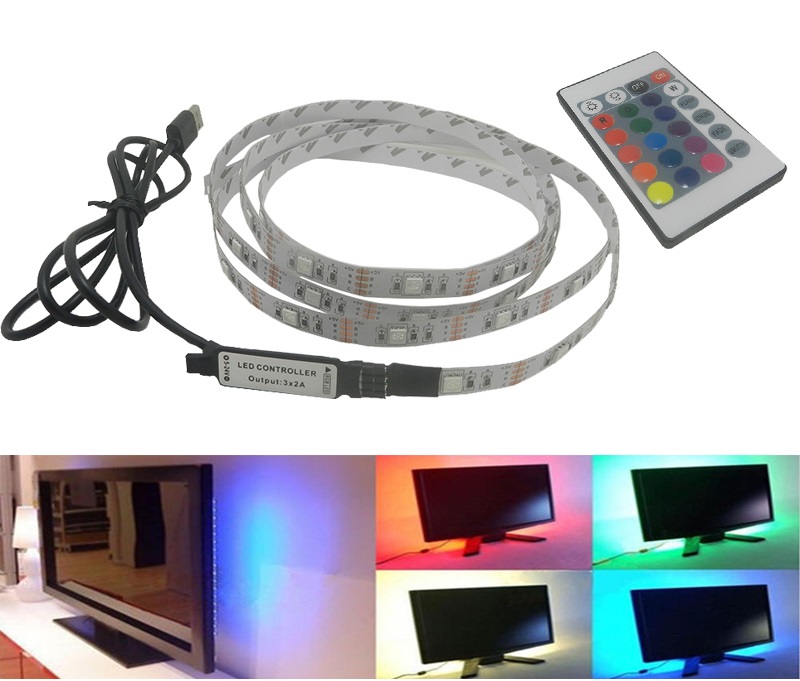 Lighting LED pásek USB SMD3528 RGB 1 metr IP20