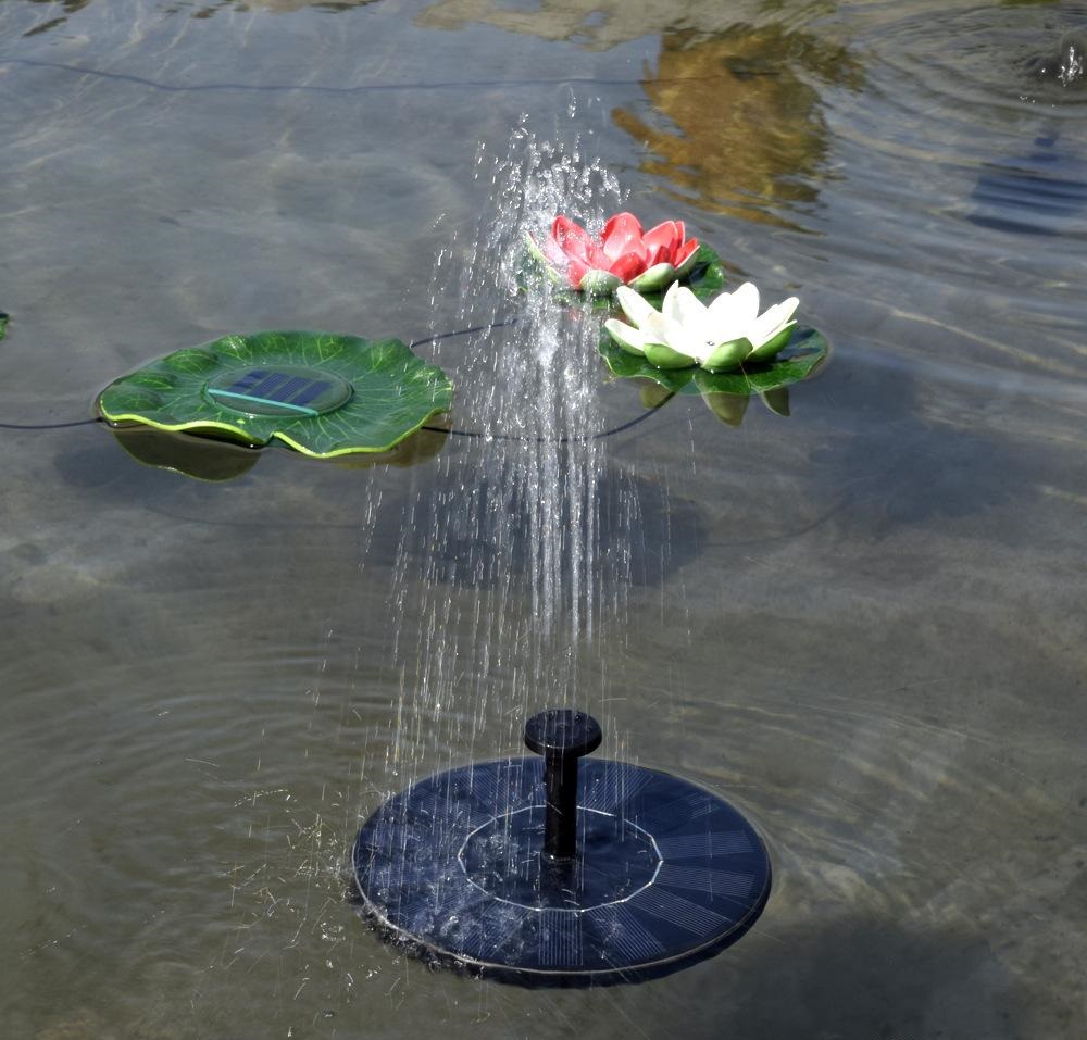 Zahradní solární fontána