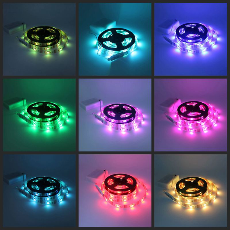 Lighting B5001 LED pásek 1 metr IP65 RGB na baterii
