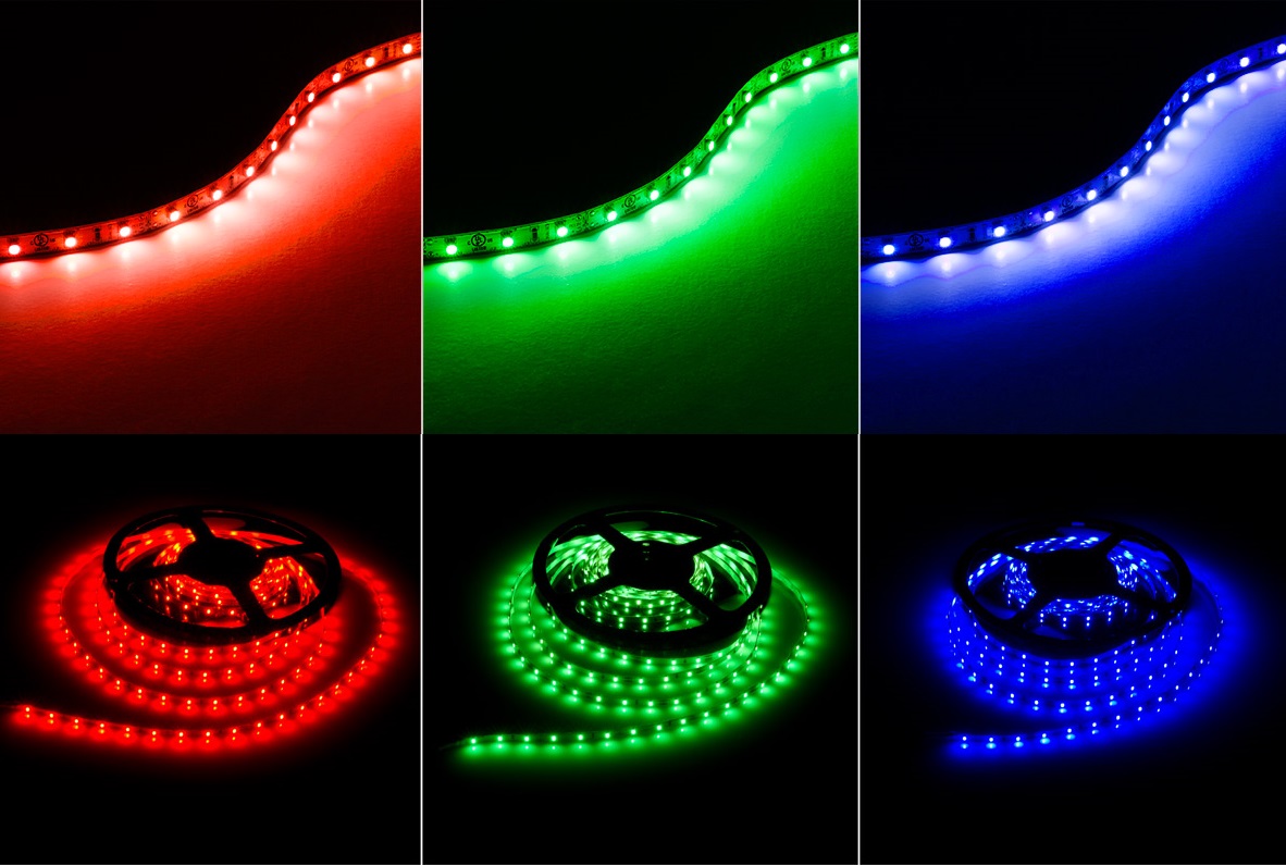 Lighting B3502 LED pásek IP65 RGB baterie 2 metry
