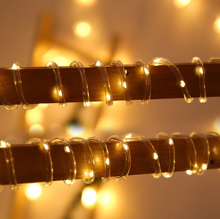 Solar 102/10 Solární vánoční hadice - teplá bílá, 100LED/12Metrů