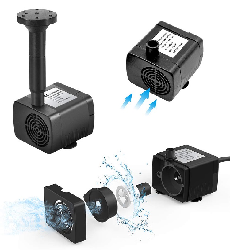 SOLAR S11 Solární fontána k zahradnímu jezírku