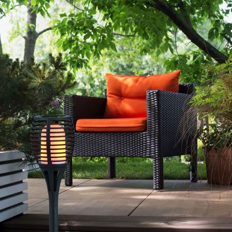 SOLAR S12/2 Solární lampa imitace ohně set 2 kusů