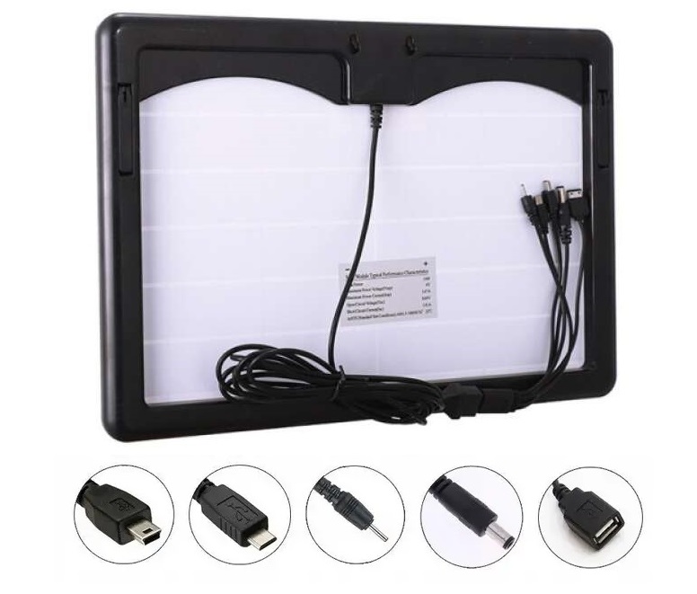 Solar 12W Fotovoltaický panel USB 5V/12W