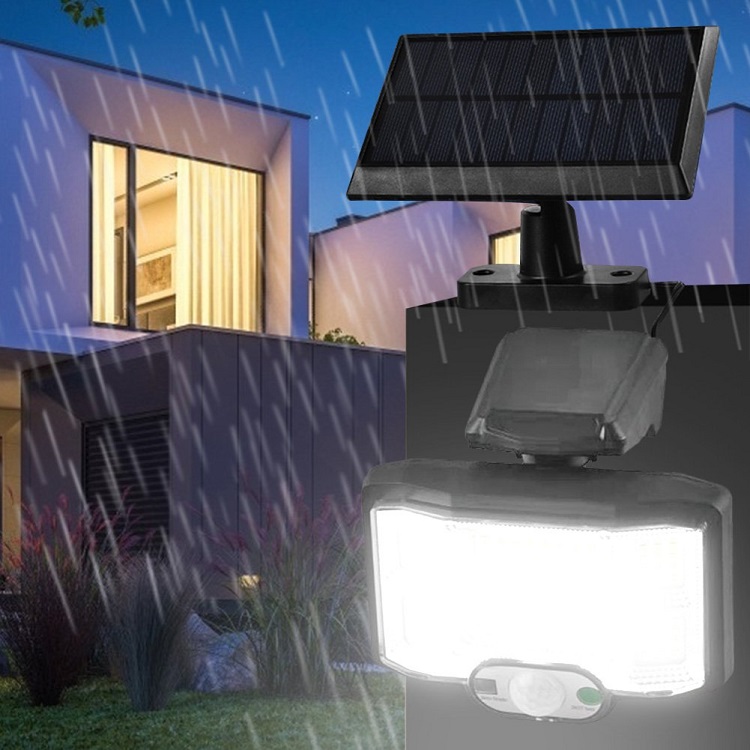 Solar 66 Solární světlo s PIR čidlem pohybu 66 LED diod