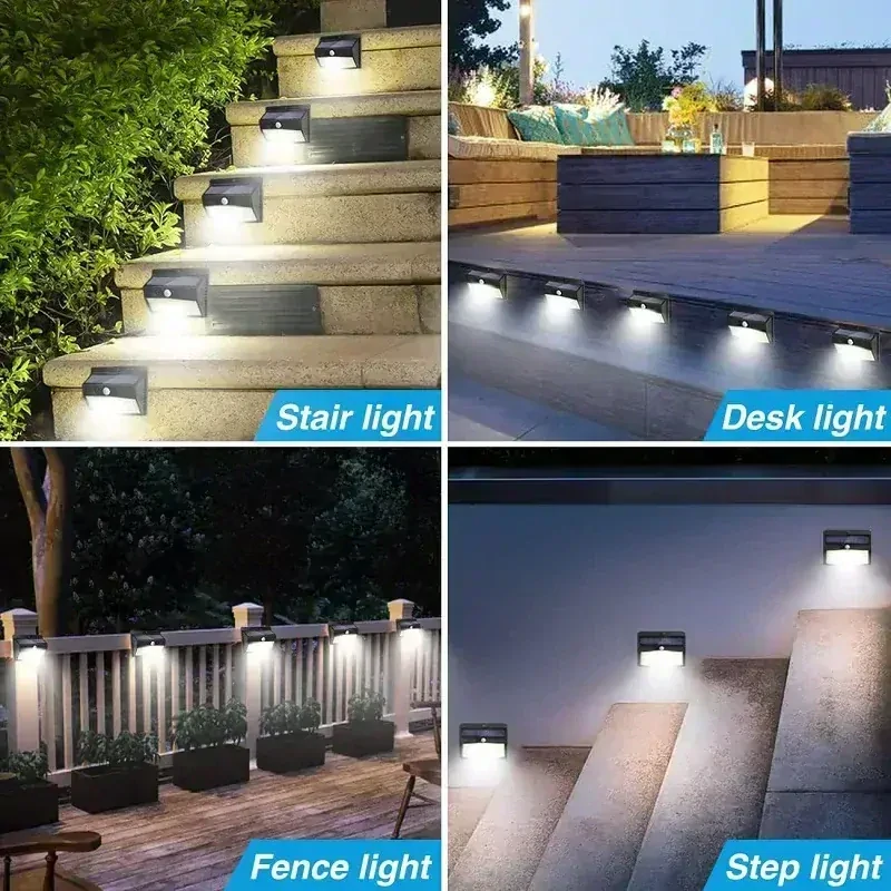 SOLAR SS230 Solární nástěnné světlo s PIR čidlem set 6 kusů