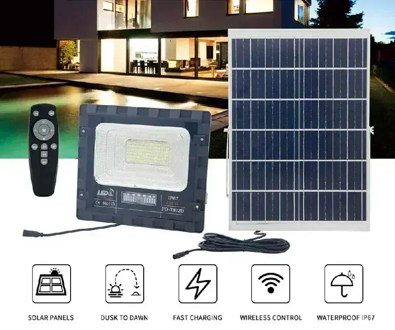 Solar 156/120 Solární světelný systém 120W, dálkový ovladač