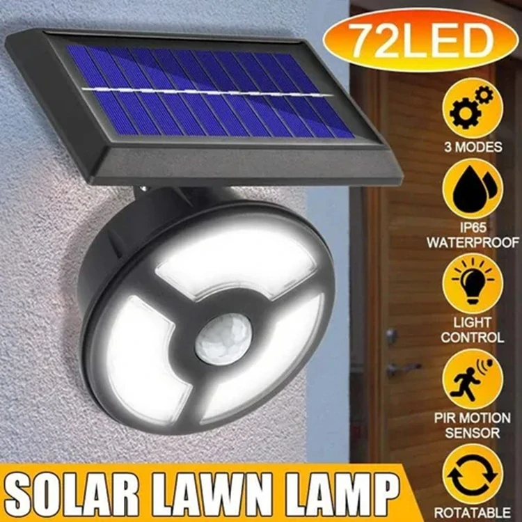 Solar S/72 Zahradní solární světlo 72x LED