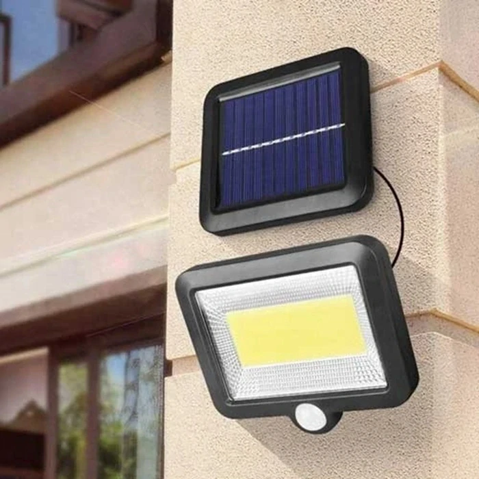 SOLAR PIR100COB Solární reflektor s PIR čidlem