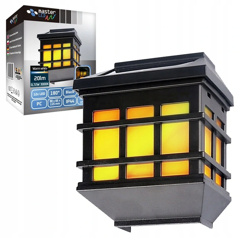 Solar 12/20 Zahradní solární světlo 12x LED