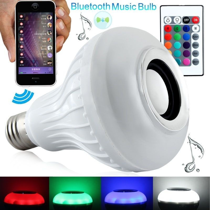 Light LED žárovka E27 7W RGB Bluetooth, Speaker