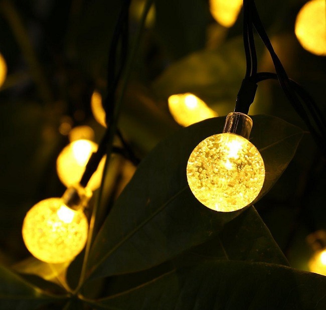Solar SR62 Solární světelný řetěz teplá bílá, 30LED/6 Metrů