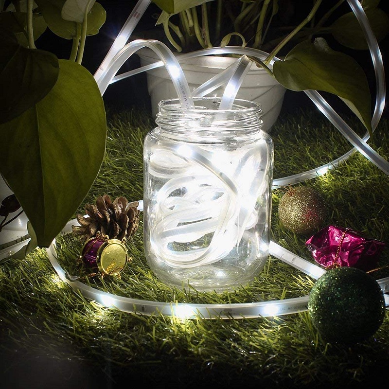 Lighting SN3531 Solární LED pásek čistá bílá 5metrů/100diod