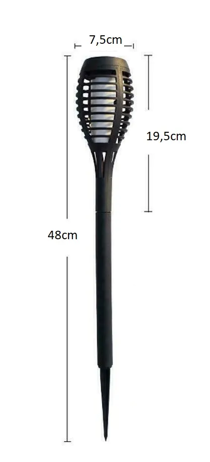 SOLAR Z30/2 Solární lampa zápich set 4 kusů