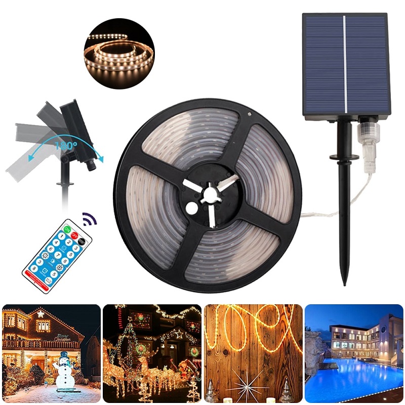 Lighting SN3552 Solární LED pásek teplá bílá 5metrů/280diod