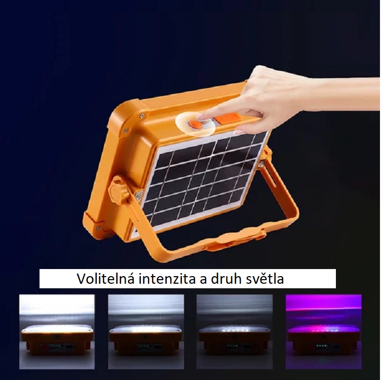 Solar SHP336 Solární přenosný halogen